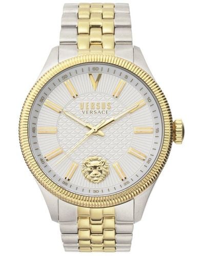 Versus Gold Plated Stainless Steel Fashion Analogue Watch - Vsphi0520 - Metallic