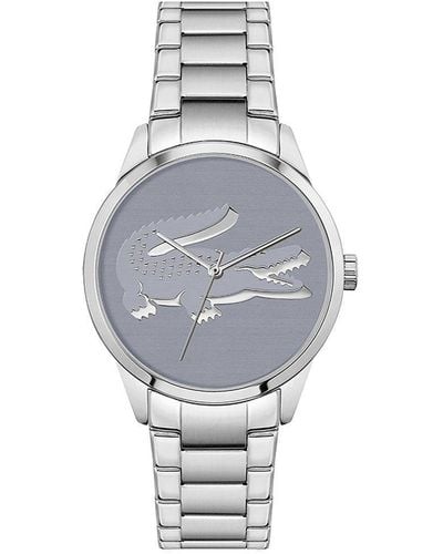 Lacoste Ladycroc Stainless Steel Fashion Analogue Quartz Watch - 2001174 - Grey