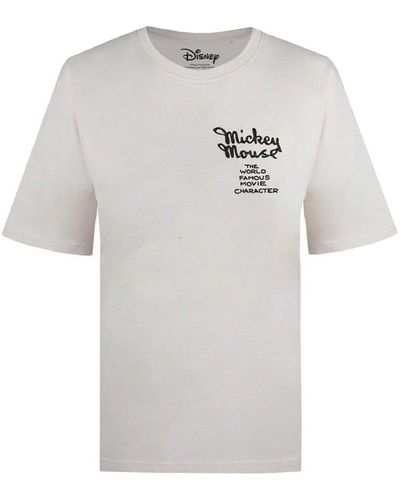 Disney Mickey Mouse Ink Pot Oversized T-shirt - White