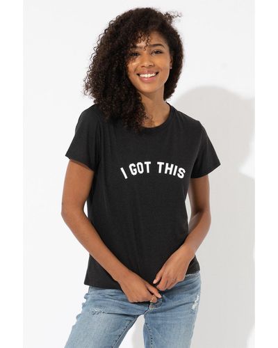 Sub_Urban Riot I Got This Womens Loose Slogan T-shirt - Black