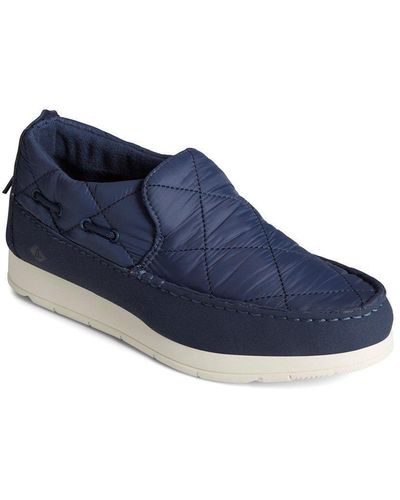 Sperry Top-Sider 'moc-sider' Water-resistant Suede Slip On Shoes - Blue