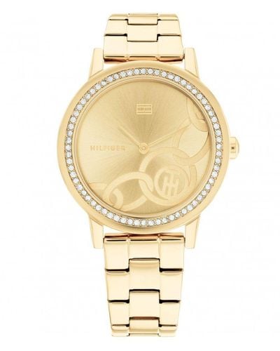 Tommy Hilfiger Maya Gold Plated Stainless Steel Classic Analogue Watch - 1782437 - Metallic