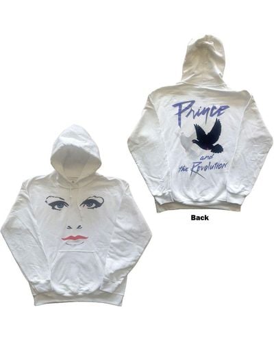 Prince Faces Hoodie - White