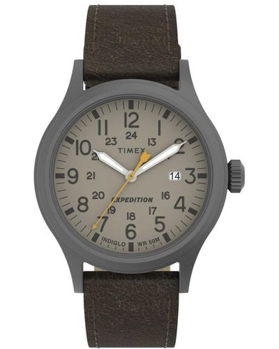 Timex Expedition Scout Classic Analogue Quartz Watch - Tw4b23100 - Grey