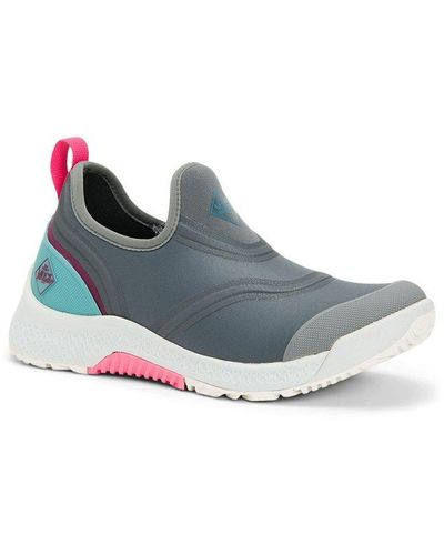 Muck Boot 'outscape Low' Slip On Trainers - Blue