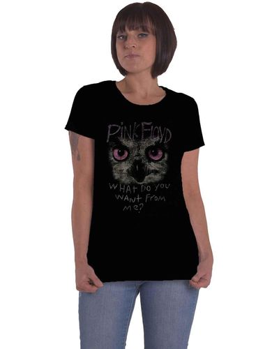 Pink Floyd What Do You Want From Me Skinny Fit T Shirt - Black