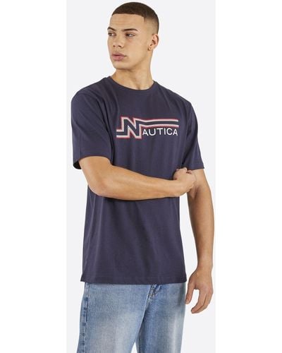 Nautica 'spencer' T-shirt - Blue