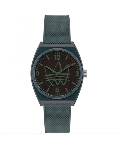 adidas Project Two Plastic/resin Fashion Analogue Quartz Watch - Aost22566 - Green