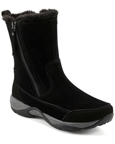 Easy Spirit Exparunn - Suede Leather Boot - D Fit. - Black
