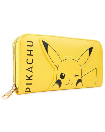 Pokemon Pikachu Zip Around Purse - Yellow