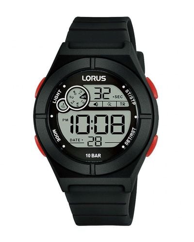 Lorus Kids Digital Plastic/resin Classic Digital Quartz Watch - R2363nx9 - Black