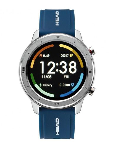 Head Paris 47 X 11.2 Mm Stainless Steel Hybrid Watch - H160401 - Blue