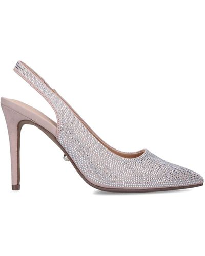 Miss Kg 'geena' Fabric Heels - White