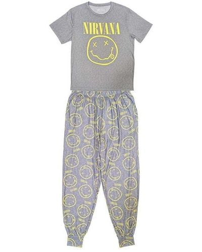 Nirvana Smile Pyjama Set - Grey