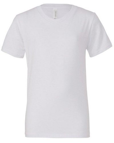 Bella Canvas Jersey Short-sleeved T-shirt - White