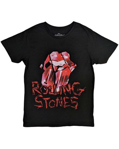 The Rolling Stones Hackney Diamonds Cracked Effect T-shirt - Black
