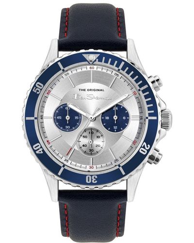 Ben Sherman Fashion Analogue Quartz Multifunction Watch - Bs042u - Blue