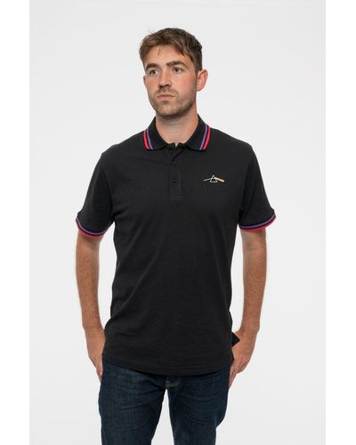 Pink Floyd Dark Side Of The Moon Prism Polo Shirt - Black