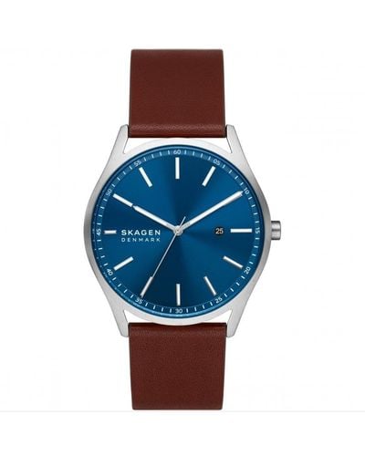 Skagen Classic Analogue Quartz Watch - Skw6846 - Blue