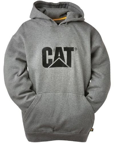 Caterpillar Trademark Hooded Sweatshirt - Grey