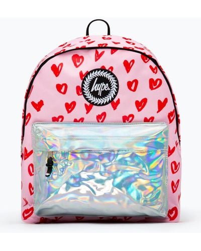 Hype Hearts Backpack - Red