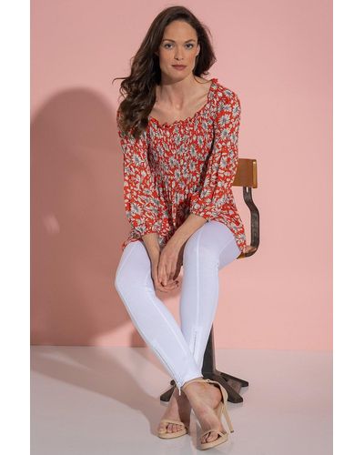Klass Embellished Zip Hem Jersey Full Length Leggings - Pink