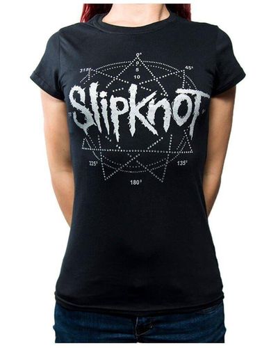 Slipknot Star Diamante Logo T-shirt - Black