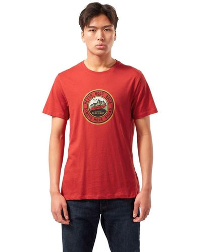 Craghoppers Cotton Blend 'mightie' Short Sleeve T-shirt - Red