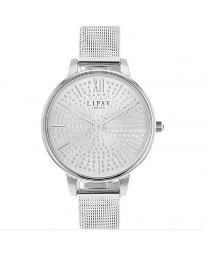 Lipsy Fashion Analogue Quartz Watch - Lplp905 - Grey