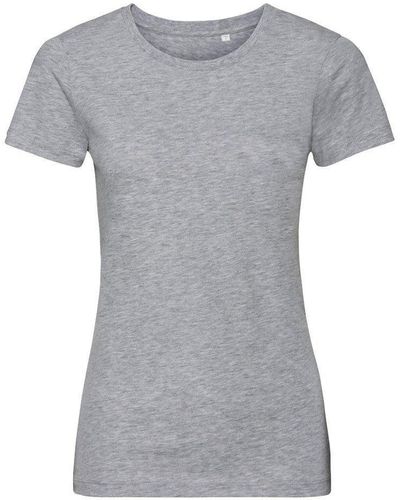 Russell Authentic Pure Organic Tee - Grey