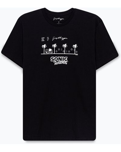 Hype X Sonic On Thr Run T-shirt - Black