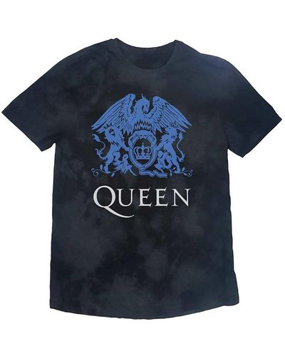 Queen Wash Collection Crest T-shirt - Blue
