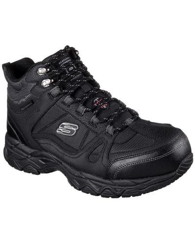 Skechers 'ledom' Safety Boots - Black
