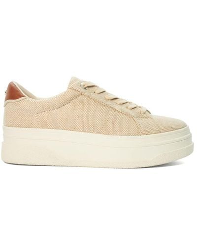 Dune 'Exaggerate' Trainers - Natural