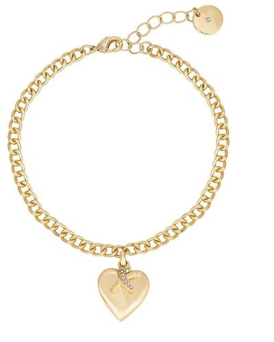 Caramel Jewellery London Gold Chunky 'cherish' Bracelet - Metallic