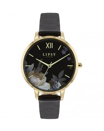 Lipsy Fashion Analogue Quartz Watch - Lplp920 - Black