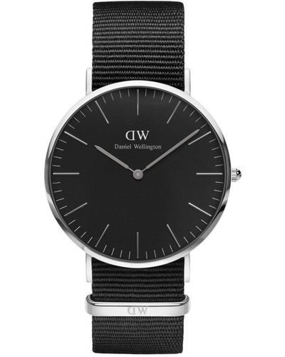 Daniel Wellington Classic 40 Cornwall Stainless Steel Classic Quartz Watch - Dw00100149 - Black