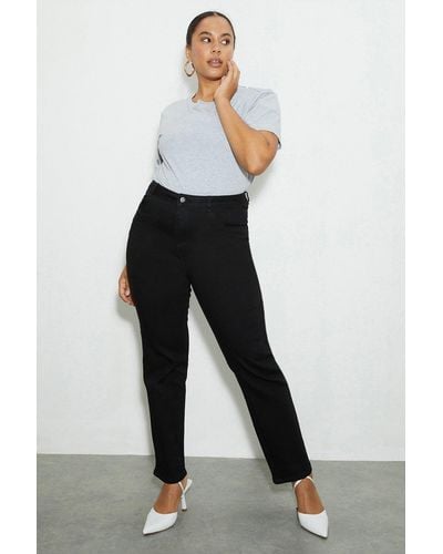 Dorothy Perkins Curve Black Ellis Slim Jeans - White