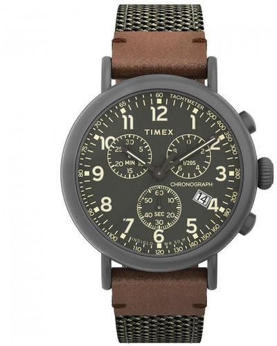 Timex Standard Chrono Classic Analogue Quartz Watch - Tw2u89500 - Green