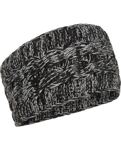 Mountain Warehouse Wide Speckle Knitted Headband Warm Head Wear - Black