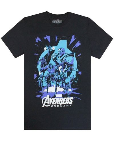 Avengers End Game Galactic T-shirt - Black
