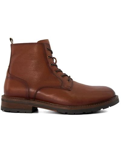 Dune 'cheshires' Leather Casual Boots - Brown
