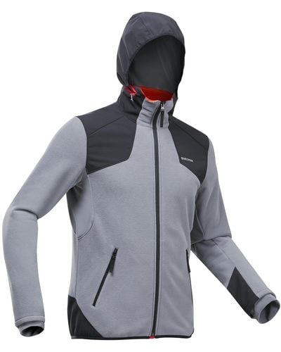 Men's Breathable Warm Pants - SH 500 Grey - Carbon grey, Black - Quechua -  Decathlon