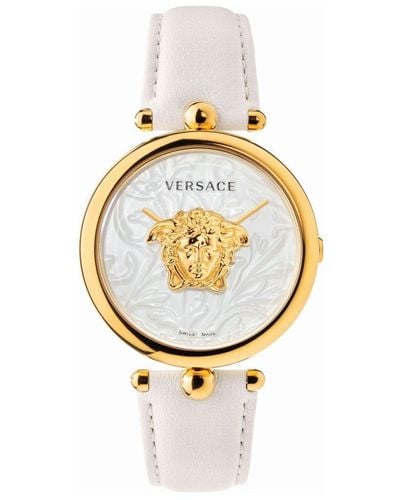 Versace Palazzo Empire Plated Stainless Steel Luxury Quartz Watch - Veco01320 - Metallic