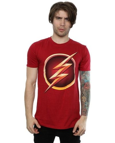 Dc Comics The Flash Emblem T-shirt - Red