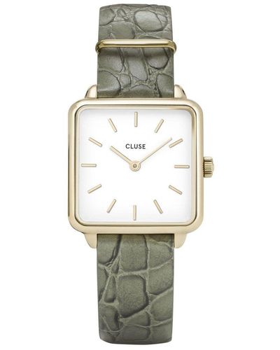 Cluse La Teragone Stainless Steel Fashion Analogue Watch - Cw0101207016 - White