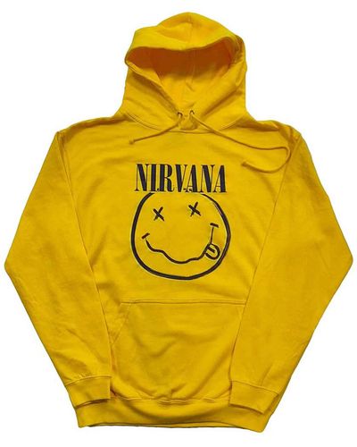 Nirvana Inverse Grunge Smile Hoodie - Yellow