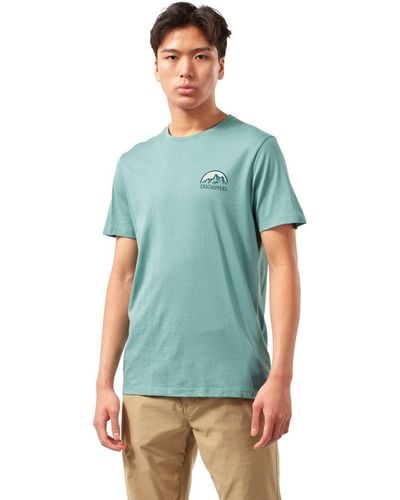 Craghoppers Cotton Blend 'mightie' Short Sleeve T-shirt - Green