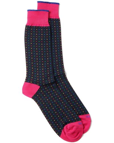 Duchamp Micro Dot Sock - Red