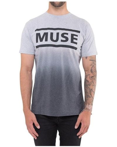 Muse Dip Dye Logo T-shirt - White